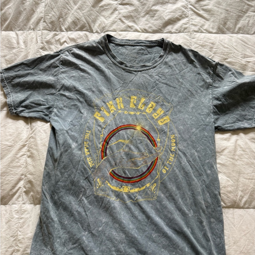Light Blue Graphic T-Shirt